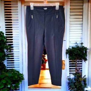 SOHO Slip-On Black Pants